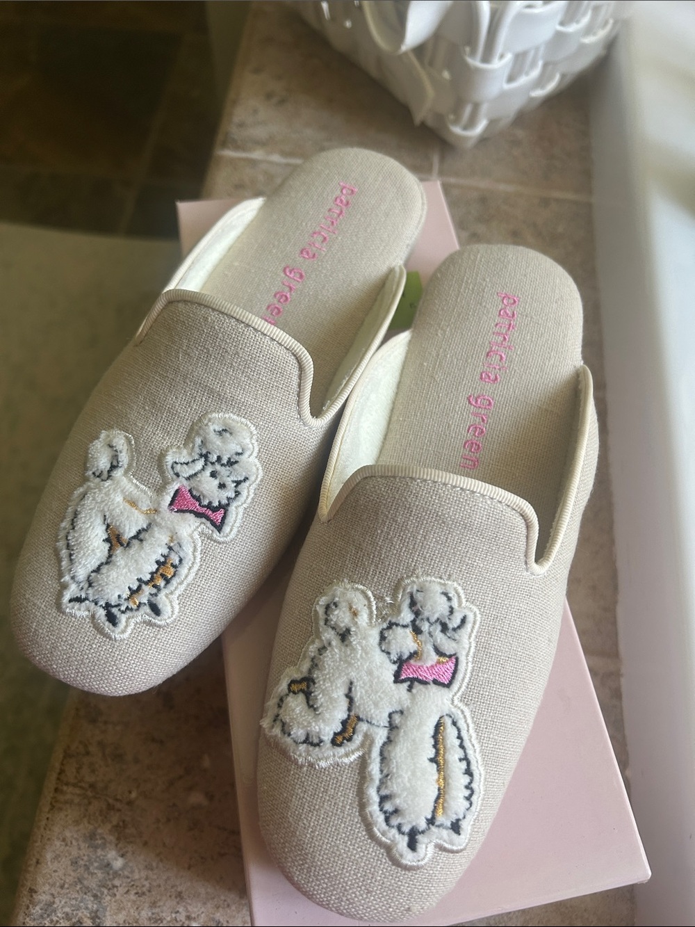 Patricia Green Poodle slippers NWT